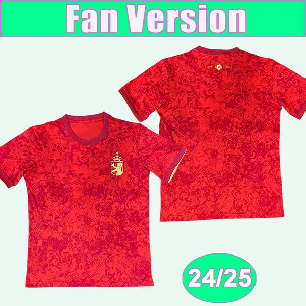 2024 25 Spain FABIAN Mens Soccer Jerseys National Team PEDRI MORATA Special Edition Red Football Shirts Short Sleeve Adult Uniforms