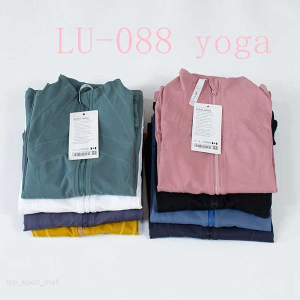 Yoga Jacket Women Define Workout Sport Coat Fitness Jackets SportS Quick Dry Activewear Top Solid Zip Up Sweatshirt Sportwear Hot good Jogge