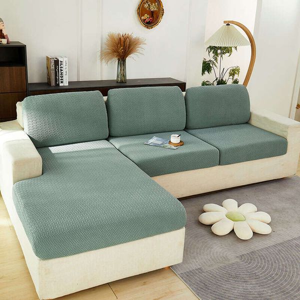 New Jacquard Seat Covers Stretch Couch For Living Room Sofa Cushion Cover Protector Removable Washable Slipcover