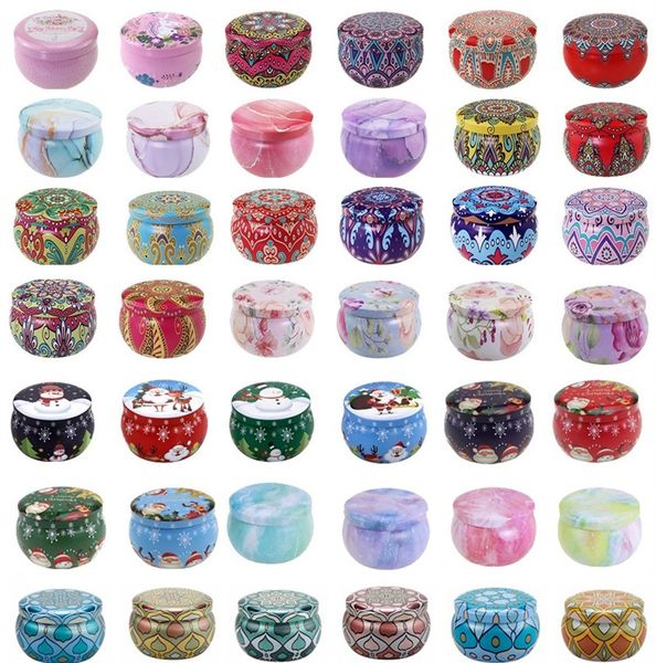 Party Favor Scented tea box candle pot small tea golden European creative wedding candy boxes tin box wedding for gifts boxesLT1204