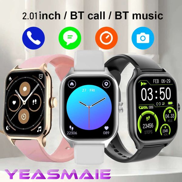 Smart Watch HD Bluetooth Call Health Sport Mode Intelnt Reminder Blood Oxygen Monitoring Smartwatch For Men Women