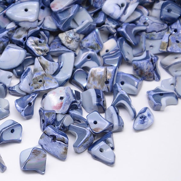 Dyed Natural Freshwater Shell Chips Beads