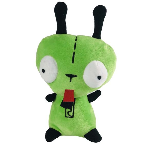 Factory wholesale 25cm Invader.Zim Green Alien Jill Dog plush Toys Animation Film and Television surrounding dolls for children&#039;s gifts