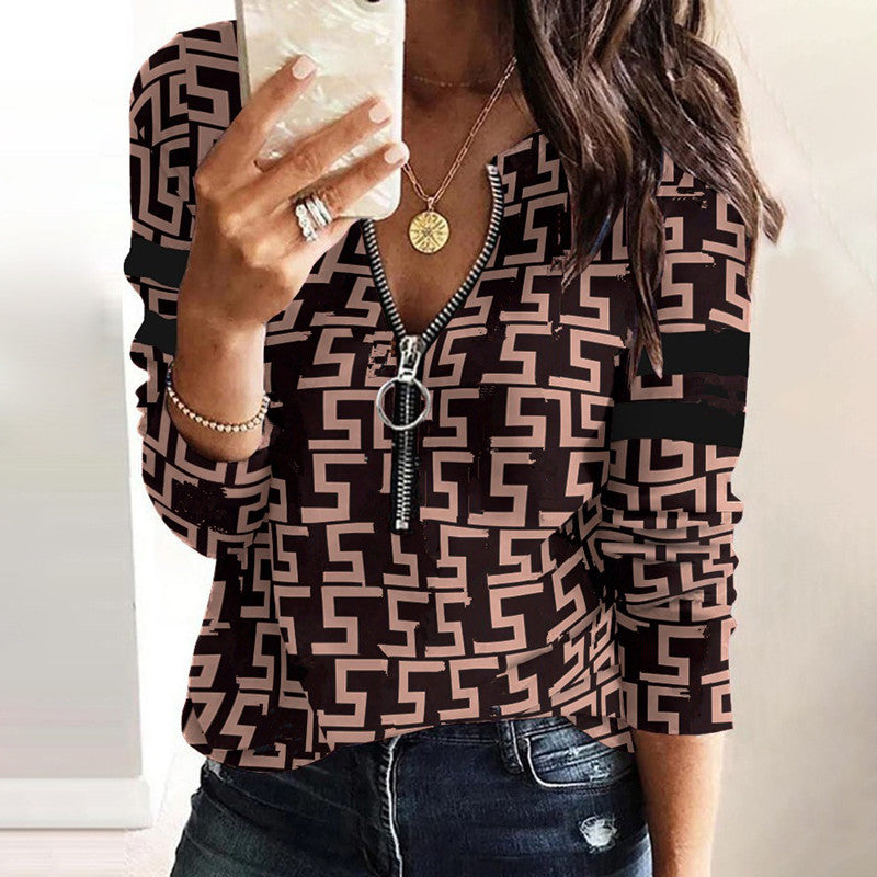 Ladies T Shirt White Clothes Summers Fashion Leisure Jacket Tshirt Length Sleeves Geometric Cloth Women Designer Women&#039;s t Shirts and Tops Dres