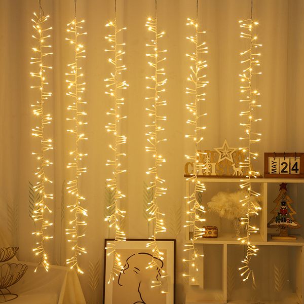 Outdoor Waterproof LED Meteor Rain Fireworks & Waterfall Curtain Lights for Landscape Lighting