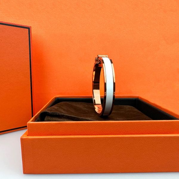 Pulseira masculina Bracelete feminina de 8 mm de largura de aço inoxidável Bracelet Holiday Gift Jewellery Jewelry Jewelry