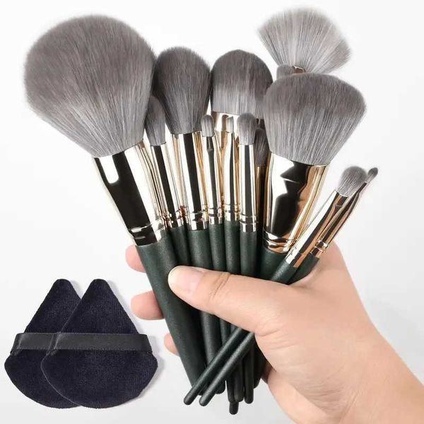 14 piece makeup brush set makeup concealer brush powder blusher loose powder brush eye shadow highlighter basic brush beauty tool W241113