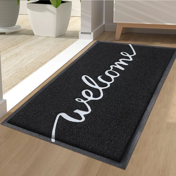 Kitinjoy Entrance Door Floor Mat Super Absorbent Welcome Front Door Rug Decoration Home High Quality Carpet Low Profile Foot Mat 250106