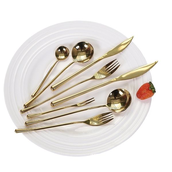Chiba Series Lines Feel Stainless Steel Knives, Forks, Western Tableware, Spoons, Household Items
