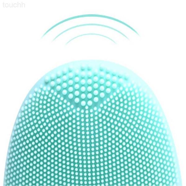 Electric Face Scrubbers Silicone Electric Facial Cleansing Brush Ultrasonic Waterproof Skin Cleanser Pore Cleaner Battery Powered Face Massa