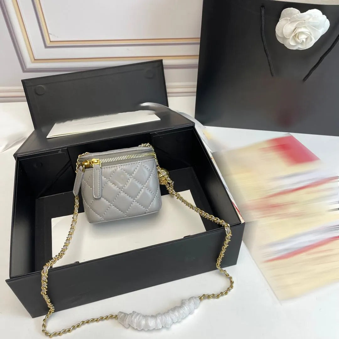 Luxury Designer Bag Makeup Case Designer Woman Bag Leather High Quality Handbag Purse Shoulder Bag Lipstick Cosmetic Bags With Dust Bag