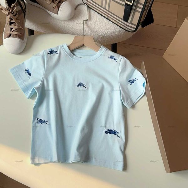 Top baby T-shirt Various styles child tshirt High quality kids designer clothes Galloping pattern boys girls Short Sleeve tees