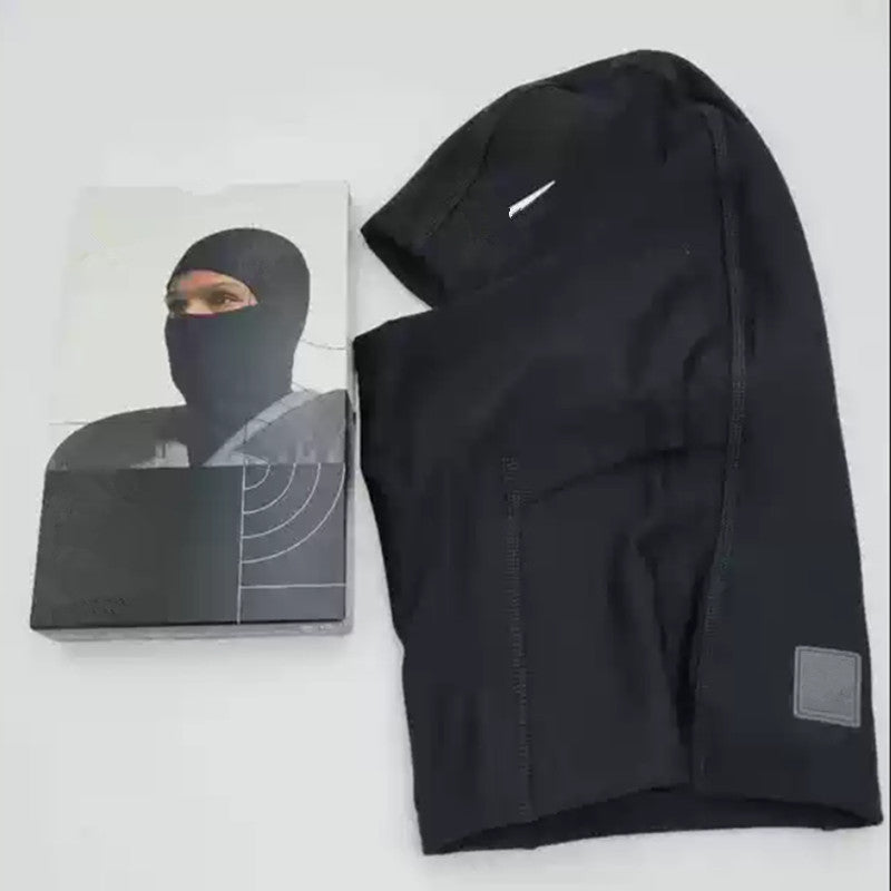 Black White Ski Designer Outdoor Cycling Windproof Riding Headgear Brand Sports Face Mask Winter Hat Bonnet Men Neck Gaiter Head Beanie