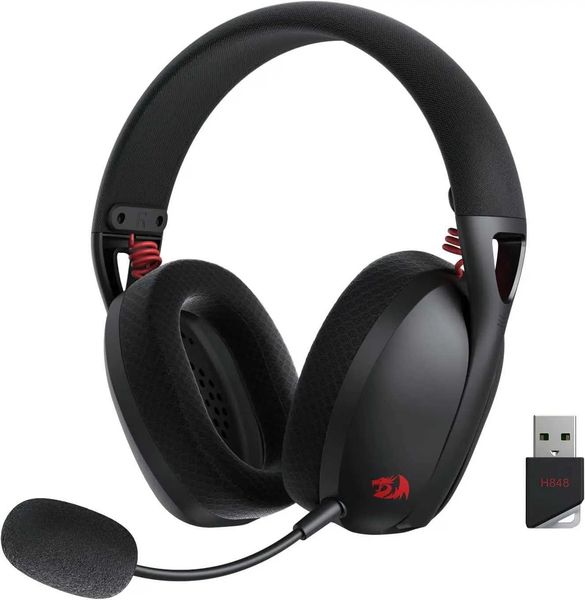 Redragon H848 set Wireless Gaming Lightweight 7.1 Surround Sound 40MM Drivers Detachable Microphone Mti PlatformC250212