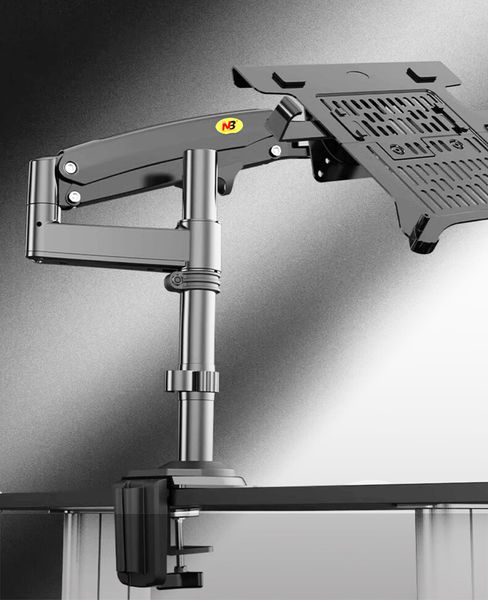 NB 2 in 1 H100 H80 FP-2 for 22-35&quot; Monitor + 10&quot;-17&quot; laptop desktop gas spring Holder notebook computer mount stand laptop cl