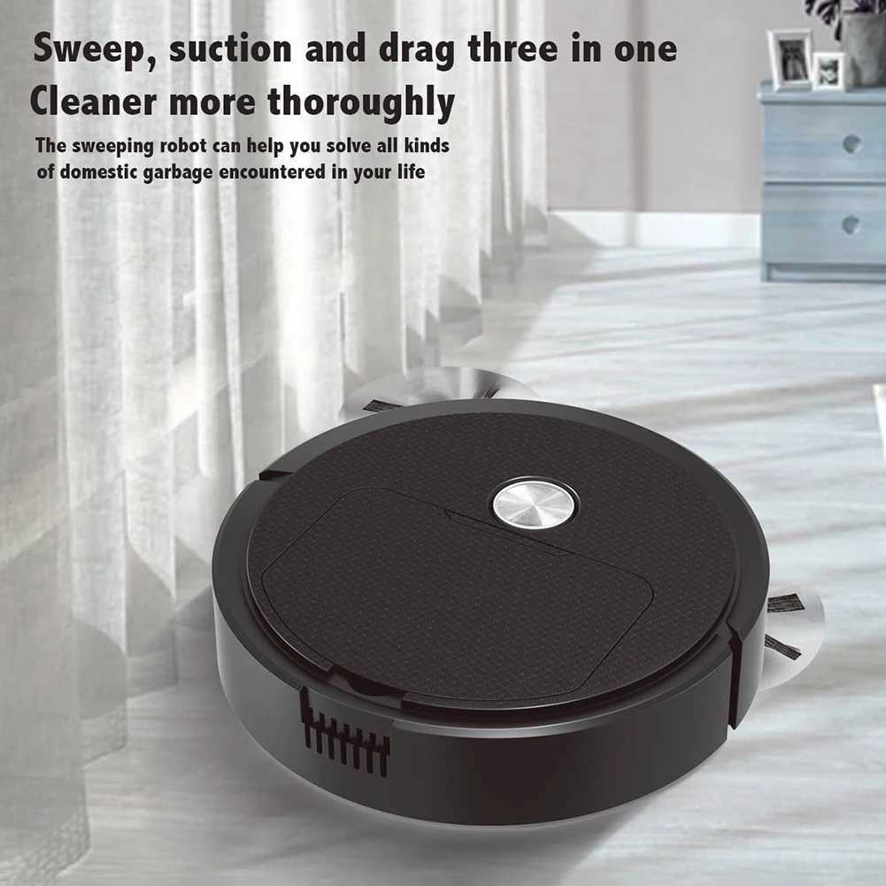 3-in-1 Wireless Smart Robot Vacuum Cleaner 1200mAh Rechargeable Sweeping Robot Automatic Sweeping Machine Low Noise Labor SavingC250108