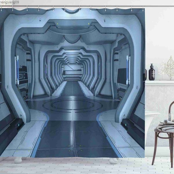 Shower Curtains Outer Space Shower Curtain Spaceship Space Station Control Room Science Fiction Element Featured Station Bathroom Curtains R