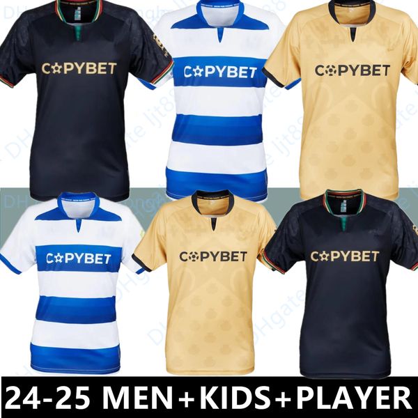 24 25 Queens Park ADOMAH soccer jerseys 2024 2025 Bobby Zamora Football Shirts L.Dykes T.Roberts C.Willock A.Adomah M.Bonne Men football shi
