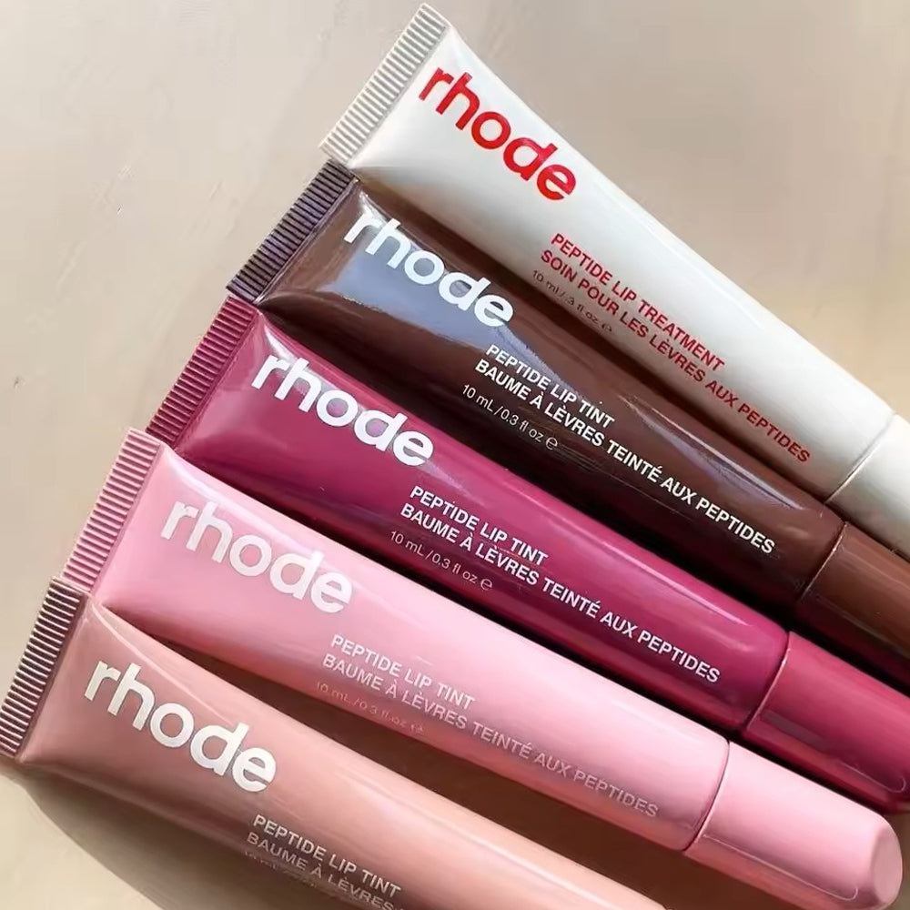Rhode Makeup Lip Gloss Lip Plumper Liquid Lipstick Toast Espresso Raspberry Jelly Bean Shortcake Lipbalm Moisturize Shiny Glitter Lipgloss Beauty Co