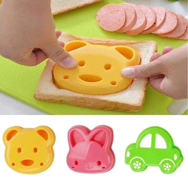 Mould Sand Bear Car Rabbit Shaped Bread Mold Cake Biscuit Eming Device Crust Cookie Cutter Baking Pastry Tools