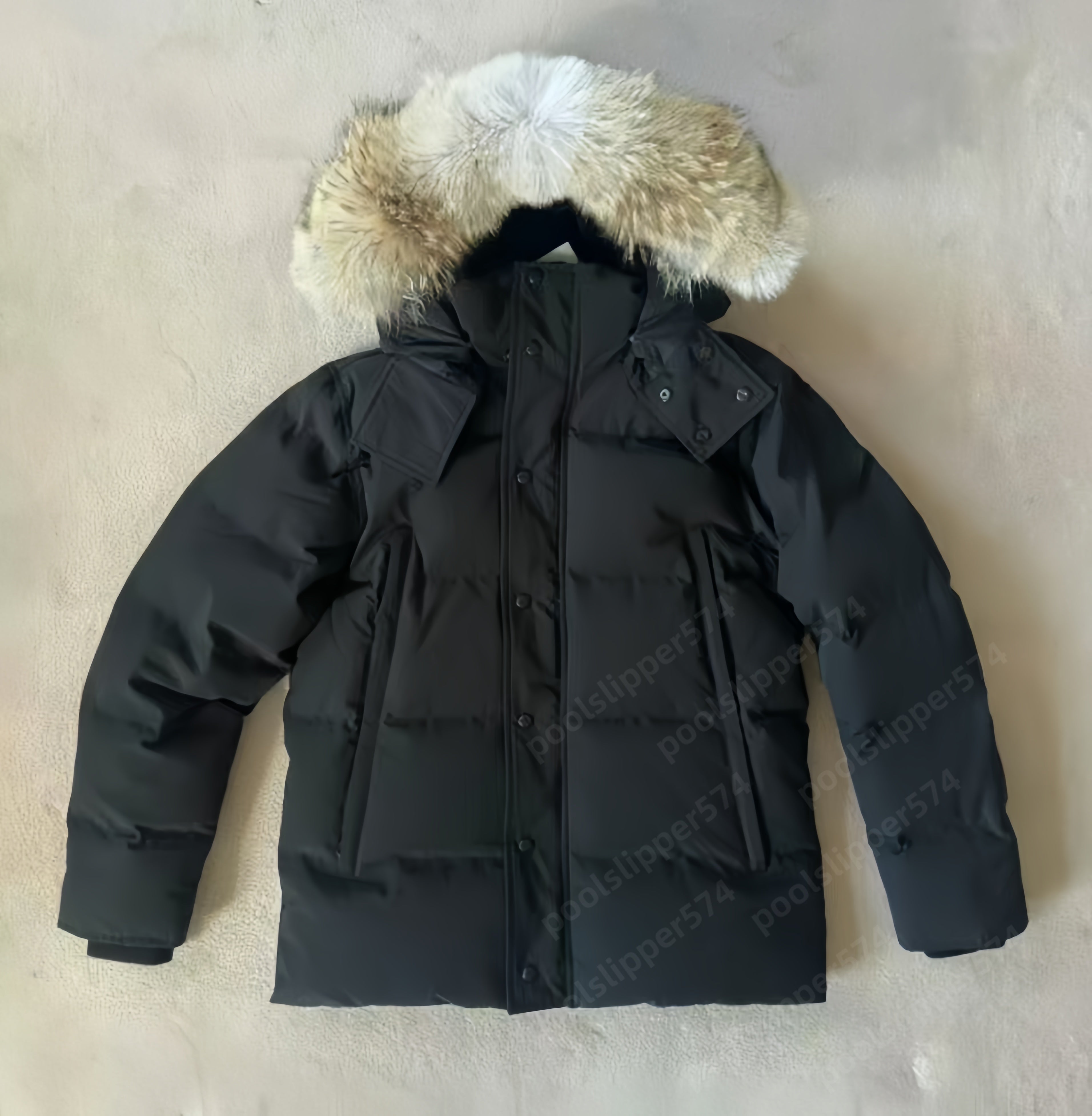 Designer Winter jacket Womens Puffer jacket Women coat Mens Down coat designer real big wolf fur Overcoat Clothing Casual fashion style Winter Outer