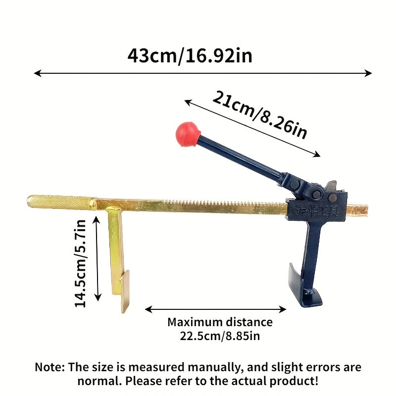 TEMU 1pc Heavy-duty Manual Tire Changing Tool - Durable High-strength Steel, With Protection, Easy-to-use For Tubeless Tires, Ideal For Tire Removal