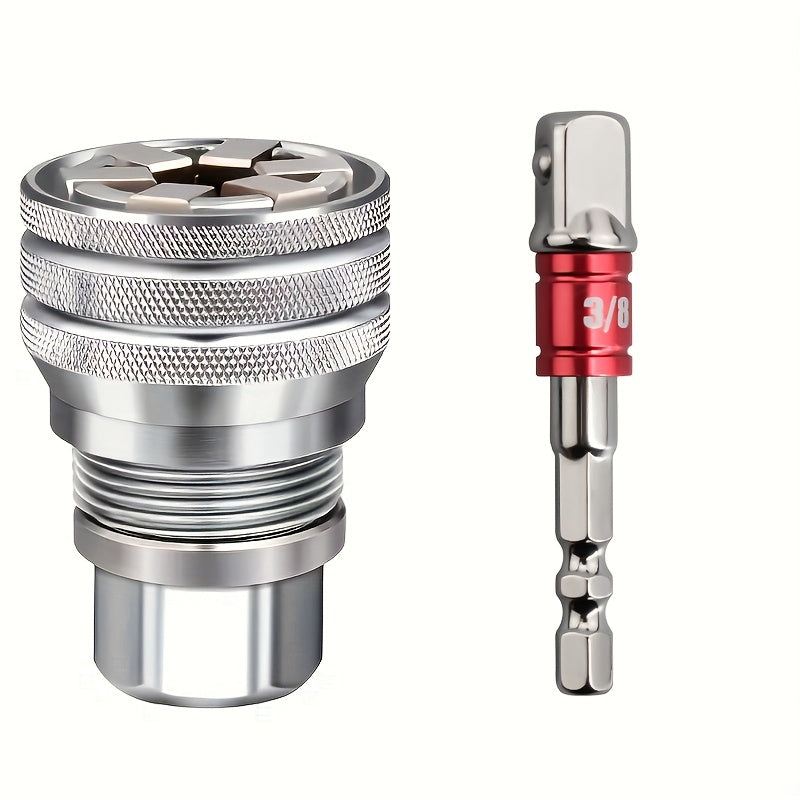 TEMU Universal Socket Wrench Holder - Fits 10-19mm Hex Head Nuts And Bolts - Compatible With 3-8" Drive Ratchet And Power Drills - And Adjustable