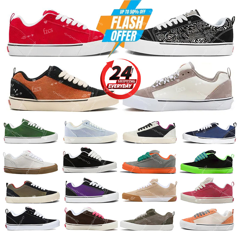 Mens Casual Shoes Designer knu skool Shoes Platform Canvas Sneaker Classic Low Flat Suede Shoes imran Potato Leopard Paisley Women Skateboard Outdoo