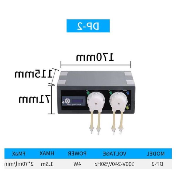 Auto Dosing Pump Automatic JECOD Water Pump Doser Balling Aquarium Marine Reef Titration System Peristaltic Pump Caomc
