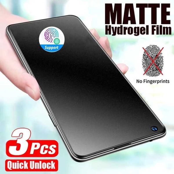 Cell Phone Screen Protectors 1-3Pcs Matte Screen Protectors for Samsung S21 Plus S20FE S10E Hydrogel Film for Samsung A12 A21 S22 A50 A51 A5