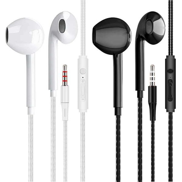 3.5mm Wired phones In Ear set Wired Earphones with Microphone Bass Stereo Earbuds Sports In-line Control For Phones Z250114