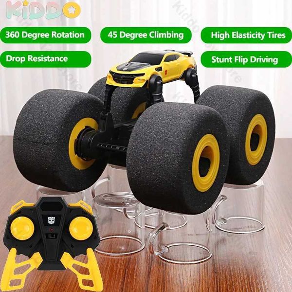 Electric-RC Car RC Stunt Car Drift Soft Sponge Tire Car Model Wireless Control Machine Boy Birthday Gift Remote Control Toy Y2411047W7H