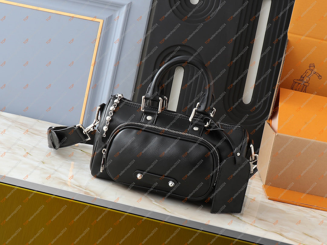 Keepall 25 Designer Men&#039;s Boston Shoulder Bag High Quality Leather Men&#039;s Handbag Purse Zipper Outer Bag Men&#039;s Luxury Pillow Bag