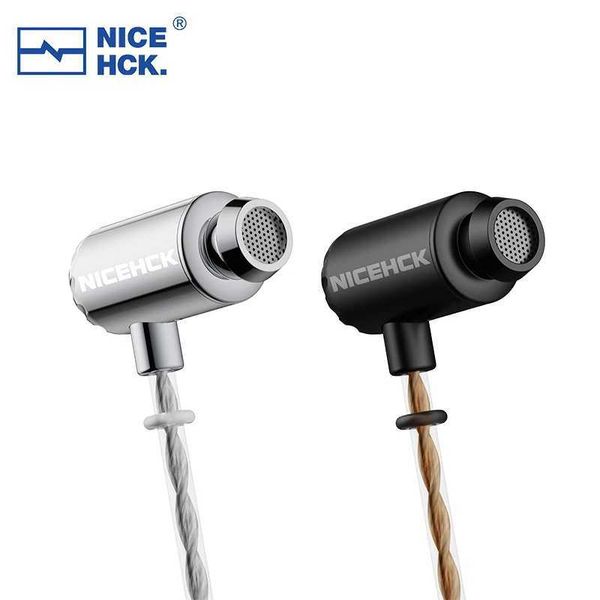 NHCK X39 IEM Aluminum Alloy Shell HIFI Microphone Earbud 6mm Titanium Plated Dynamic set Bass Vocal DJ In-ear Earphone Z241218