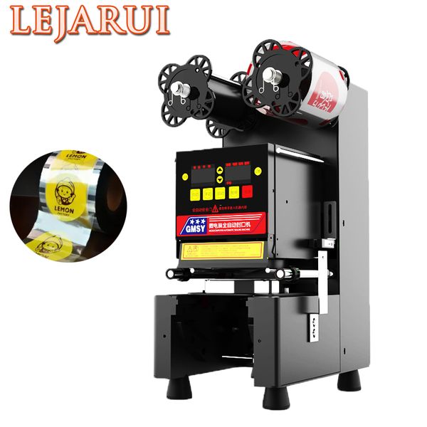 Commercial Cup Sealer Sealing Machine Full Automatic Bubble Tea Machine For 9-9.5-8.8 Pp-Pe-Paper Milk Tea Cup Boba Tea Machine