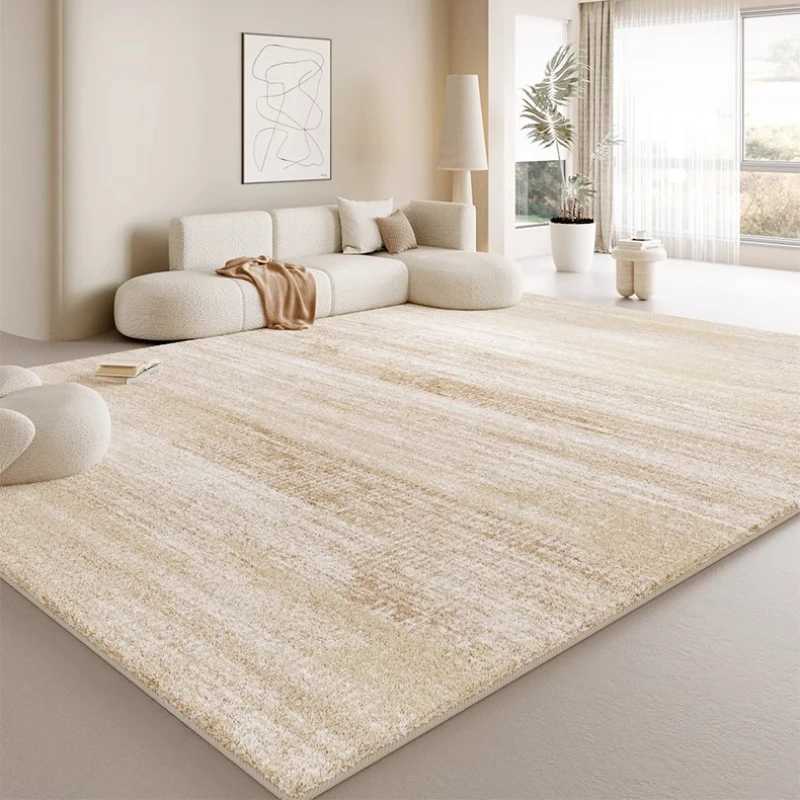Cream Style Living Room Decoration Anti-slip Carpet Thick Plush Study Floor Mat Large Area Rug for Home Bedroom Fluffy Soft Rug l250709