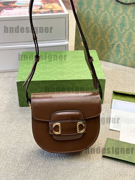 Luxury Cross Body Saddle Bag Designer Cowhide Shoulder Bag Camera Bag Elegant Handbag High End Women Purse Woman Wallets Party Totes Bags El