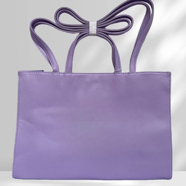 Purple Leather Shopping bag Tote Bag High-Quality Vegetable Basket Hand-Woven Bags Canvas Linen Classic Striped Braid Quilted Chain Large Ca