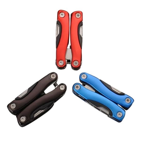 Portable All-in-One Hand Tool - Foldable Stainless Steel Mini Pliers with Multiple Utility Features for Camping and EDC (Every Day Carry)