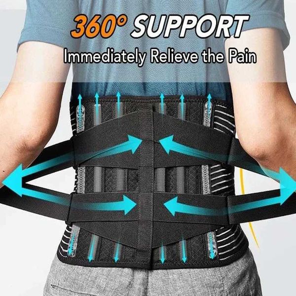 Waist Tummy Shaper Back Braces Waist Belt Men Women Work Lower Back Pain Relief Breathable Anti-s Spine Lumbar Support Belt S2411281