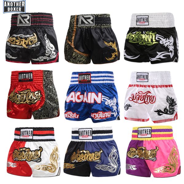 Cheap Boxing Shorts Men Kids Short Muay Thai Quick-dry Kickboxing Shorts Fight Grappling Women Sanda BJJ Pants