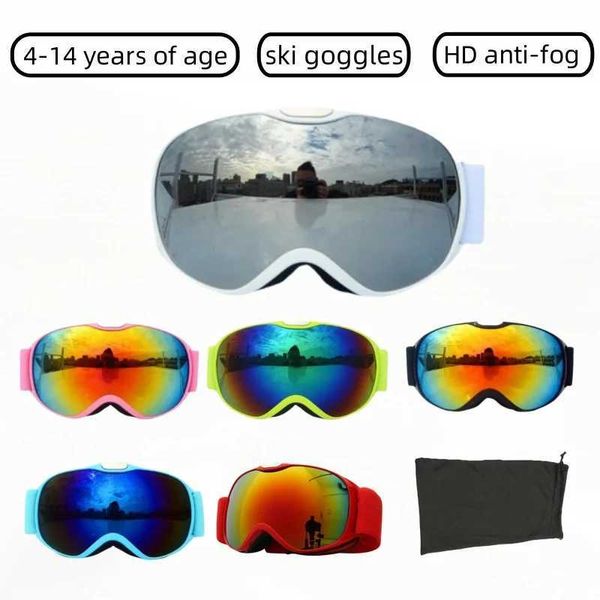 Doub Layers HD Anti-Fog Ski Goggs Snow Snowboard Glasses Snowmobi Eyewear Outdoor Sport Ski Goggs Glasses Bag And BoxXJ241112