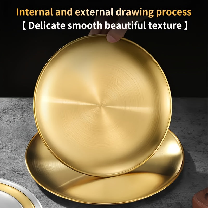 TEMU 10pcs Thickened Korean-style Rotisserie Dessert Plates - , Small, Exquisite, And Easy To Clean - Dining Room, Restaurant, And Kitchen Supplies