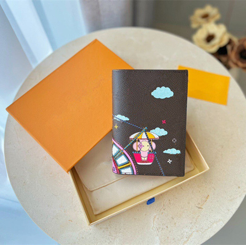 10a slender wallet card holder designer wallet pocket organizer Christmas cartoon