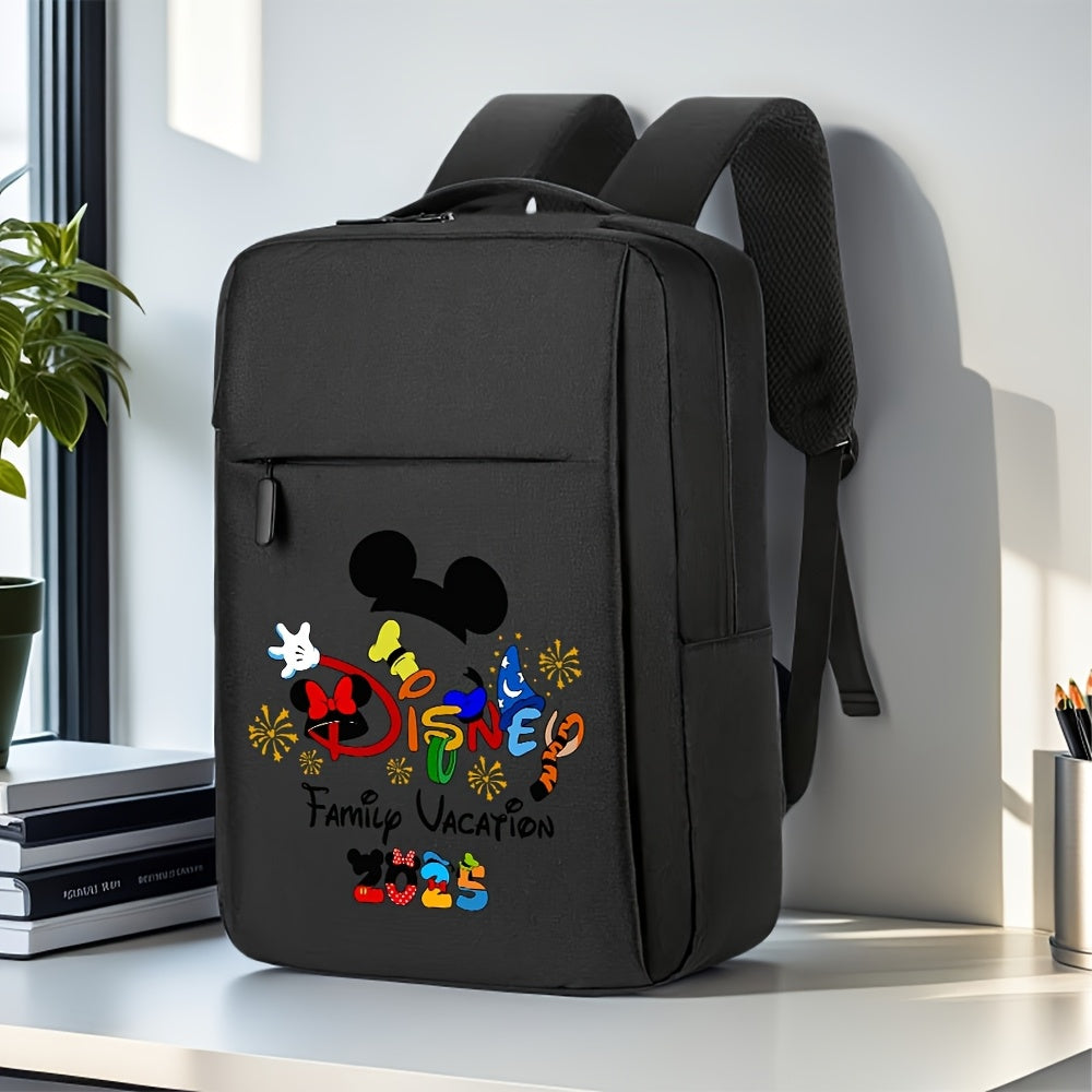 TEMU 1pc 2025 And His Cartoon Backpack, Fashionable And Casual Adjustable Computer Bag, Shoulder Bag And Handbag, Stationery Bag For Men And Women,