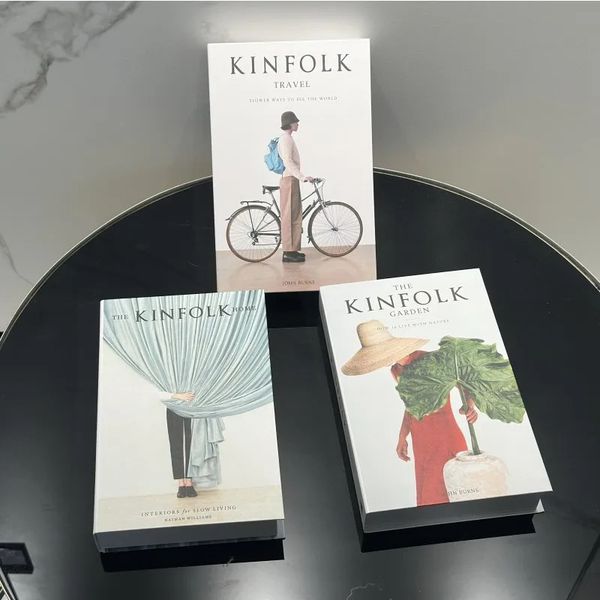 3Pcsset Fashion Books For Decoration y Decorative Book Coffee Table Bookshelf Decor Living Rooms Home 250210