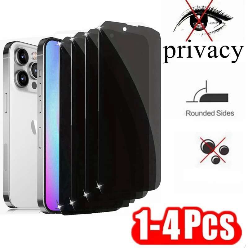 Full Cover Anti-Peep Screen Protector For IPhone 6 6S 7 8 plus xr x xs 11 12 14 15 16 pro max 13 mini SE Film case