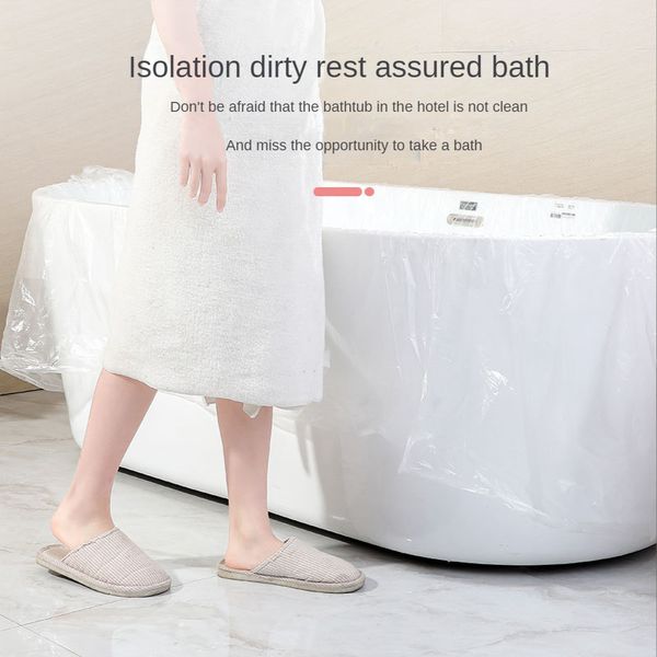 Beauty Disposable Bath Bag Thickened Bath Bag Bathtub Set Wooden Barrel SPA Plastic Bag Film Travel Hotel Supplies