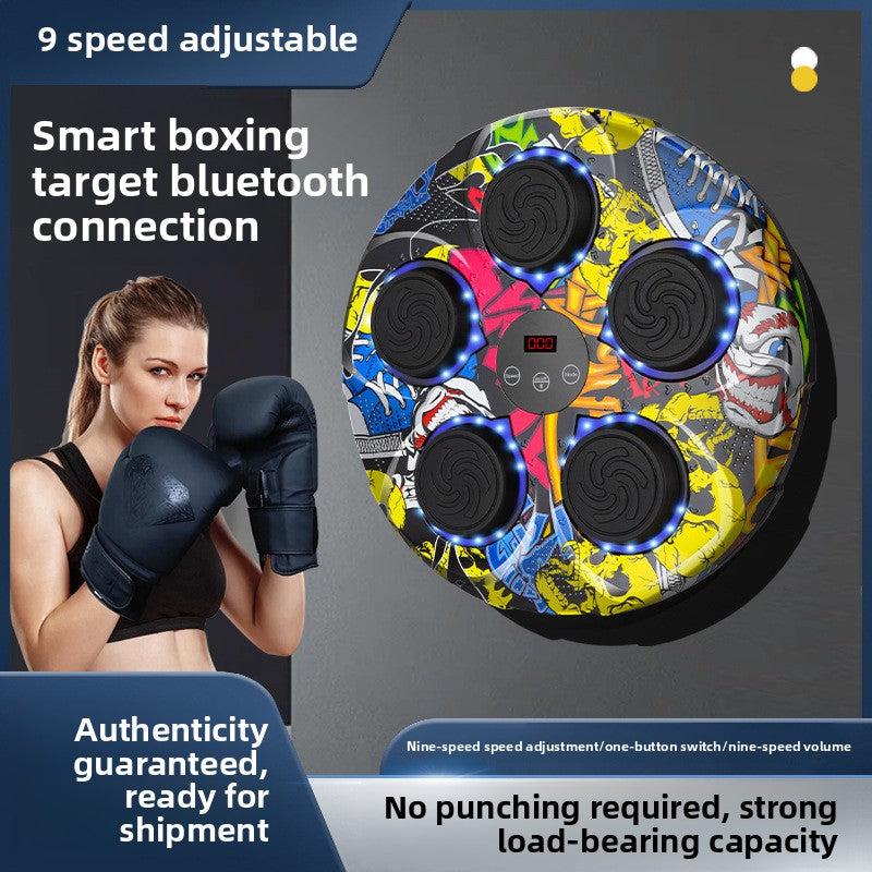 Bluetooth music boxing target boxing wall target household boxing machine adult children fitness boxing trainer