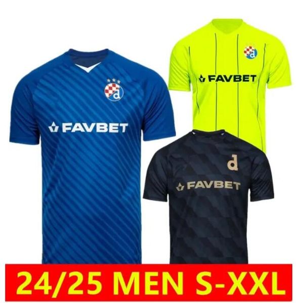 2024 2025 GNK Dinamo Zagreb PETKOVIC Soccer Jerseys 24-25 Home Away HOXHA BATURINA PJACA KULENOVIC MEN Football Shirts uniforms